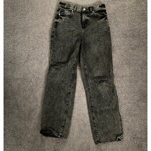 Express black distressed ankle Jeans